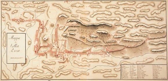 'Mappa de Villa Rica - Ouro Preto - ca.