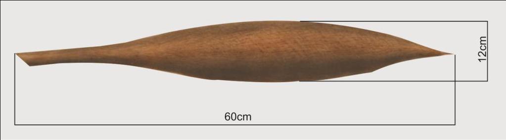 89 (saco) in natura, medindo em média, 60 cm de comprimento e 12 cm de largura (Figura 36).