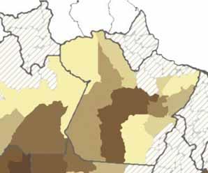 Em 2009, ano de referência da última pesquisa da instituição, o Brasil tinha 2,14 milhões de hectares, o que significa uma queda de 8% sobre o espaço