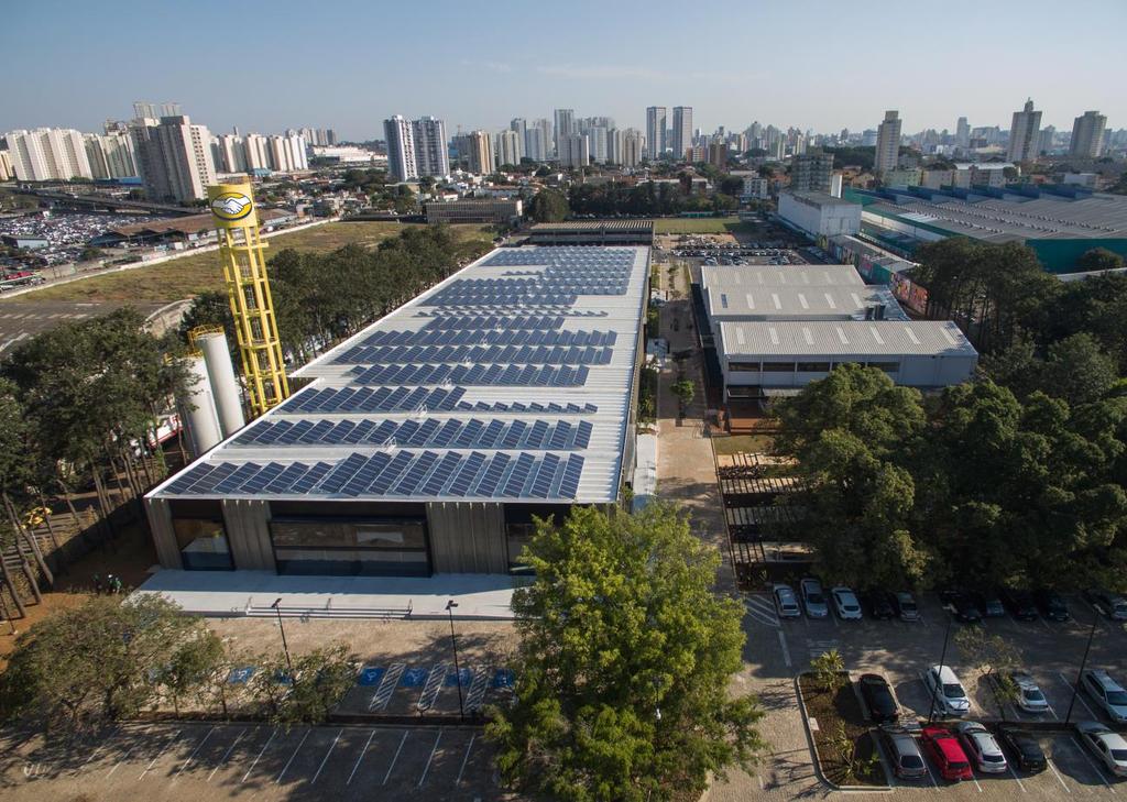 Mercado Livre - SP Biggest private rooftop Distributed Generation Plant in Brazil Relevant Facts -1,800 PVs - 4.7k m² (50.