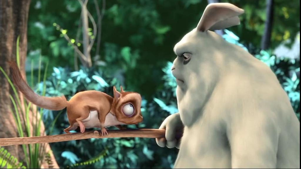 Aplicações em jogos BIG BUCK BUNNY DESCRIÇÃO Conta a história de um coelho gigante bem generoso