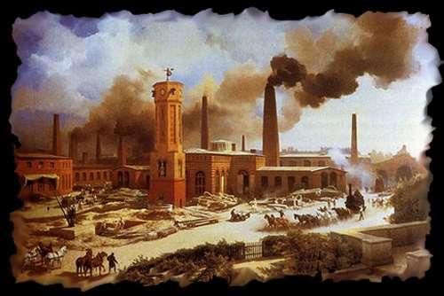 DOENÇAS E POLUIÇÃO As fábricas lançavam no ambiente substâncias poluentes e toxinas.