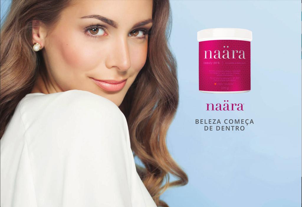 Para quem busca saúde e beleza, o Naära Beauty Drink é um nutri-cosmético super prático (basta misturar com água e beber) que traz elementos da natureza de forma balanceada para nosso bem-estar e
