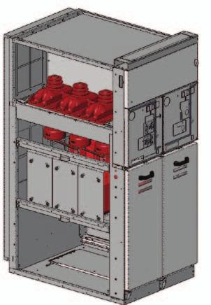 2. Unidades típicas SDM Unidade de seccionamento com medidas, com interruptor de manobra-seccionador A Seccionador à esquerda Seccionador à direita Unidade disponível com largura de 750 mm.