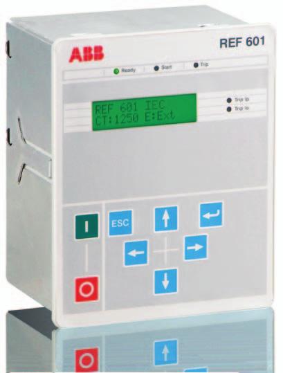 4. Dispositivos de proteção e automação Produtos recomendados para a proteção e controle da distribuição REF601 O REF601 é um relé de proteção de linha digital, projetado para proteger e controlar