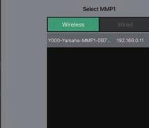3. Instalando 3-3-2. MMP1 Controller Selecione um MMP1 na caixa de diálogo "Select MMP1". A caixa de diálogo "Select MMP1" é exibida durante a inicialização do MMP1 Controller.