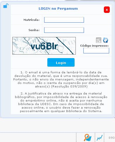 Barra de ferramentas superior Observação: Quando estiver logado no sistema, o nome do usuário aparecerá na barra de ferramentas.