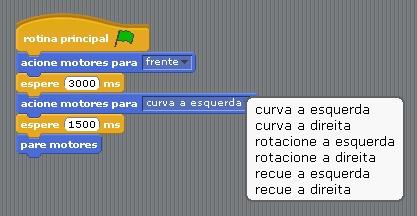 Para escolher manobras diferentes,