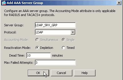 2. O ASA é configurado para autenticar esse usuário com o server do microsoft ative directory (AD) /LDAP. 3.