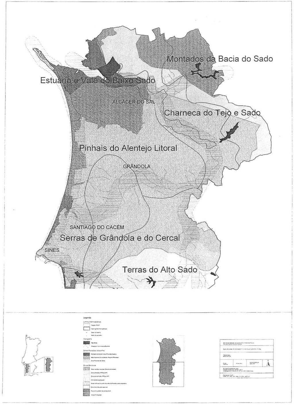 Diário da República, 1. a série N. o 68 5 de Abril de 2007 2213 ANEXO B Mapa Síntese do Plano Regional de Ordenamento Florestal do Alentejo Litoral (PROF AL) Portaria n.