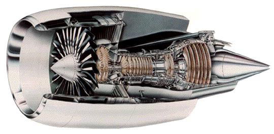 ar passando pela mesma. A máxima velocidade do Turbo-Hélice gira em torno de número de Mach igual à 0.5 Turbofan É uma combinação dos motores Turbo-Hélice e Turbojato.