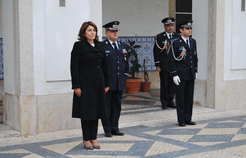 A Cerimónia foi presidida pela Ministra da Administração Interna, Professora Doutora Maria Constança