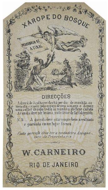 Começa então a sua crítica a um remédio que fora muito famoso no Brasil e na Europa até a primeira metade do século XIX: o Xarope de Bosque (Fig.3).