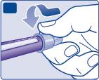 Será necessária após a injeção para retirar a agulha da caneta em segurança.