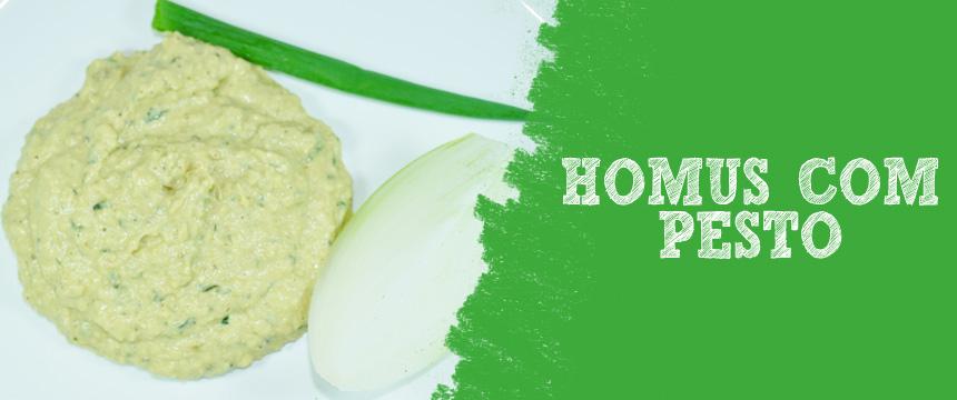 Receita: Genovese Homus Com Pesto A receita de hoje é mais uma que ajuda a ter uma alimentação saudável, pois é fácil de fazer e fica uma delícia.