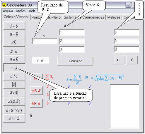 No item (c) o produto de um número real por um vetor, em que esse número real é obtido por um u v w, o produto entre produto escalar entre os vetores dos parênteses.
