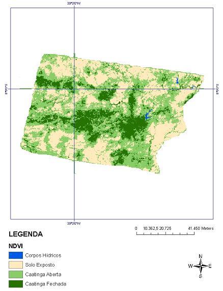 Figura 2 - A, B, C, D, E (Cidades de Salgueiro, Mirandiba, Carnaubeira da Penha, Floresta e área elevada (Serra), respectivamente) e F, G (corpos d água). Fonte: Fechine, 2008.