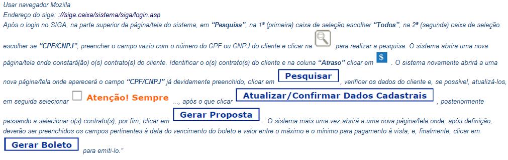 7 ACESSO AO BOLETO PARA PAGAMENTO À VISTA OU PARCELADO (PASSO A PASSO) Usar navegador