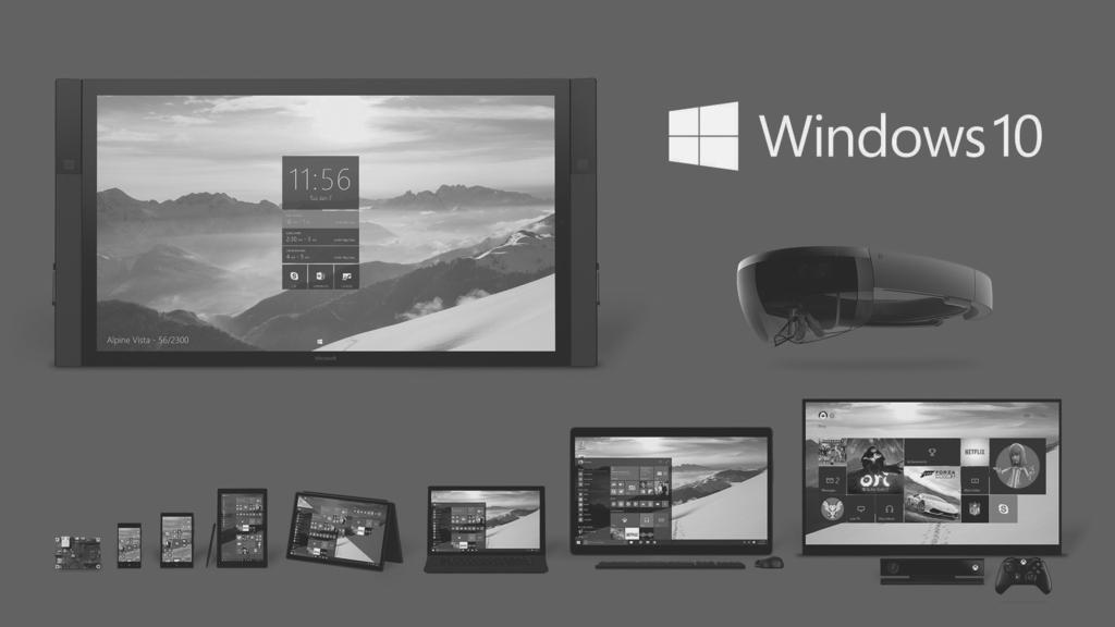 O QUE HÁ DE NOVO NO WINDOWS 10... A atualização mais recente do Windows 10 está repleta de novos aprimoramentos de recurso e segurança. UMA PLATAFORMA UNIFICADA.