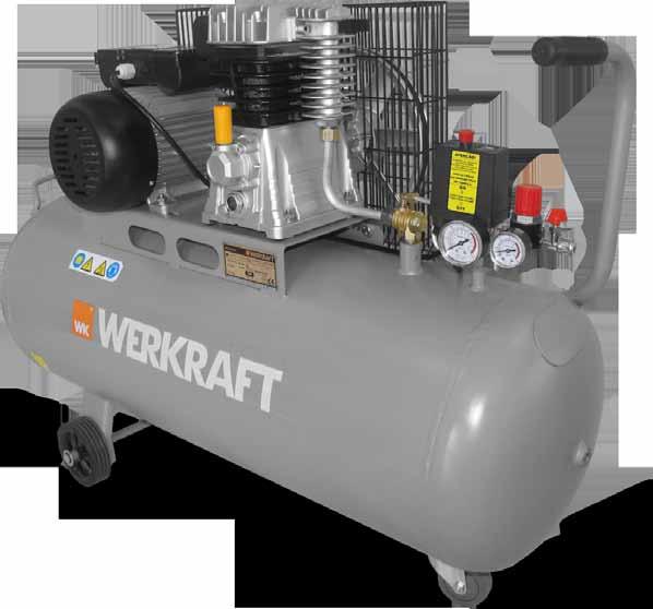 WK-AC100 compressor 100Lts kit de pintura