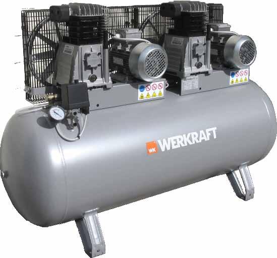WK-AC300/4DT compressor 300Lts Potência