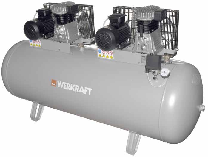 compressor 500Lts WK-AC500/4DT Potência