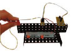 9 Fonte de energia Caixa de pilha Sentido da corrente de enrgia LED (Consumidor de energia) Mini lâmpada acesa MOTOR BAT Conector INT Modelix INT