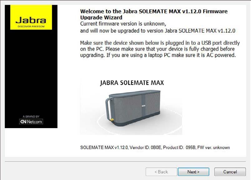 7. ATUALIZAR FIRMWARE 1. Visite jabra.com/solematemax e faça o download da última versão de firmware a partir da secção de assistência. 2.