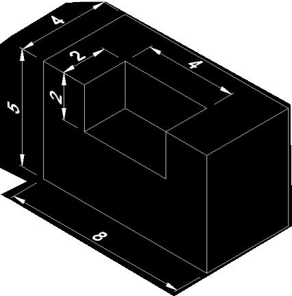 2º Passo Dimensionamento da Peça Identificar, na visualização em 3D, o