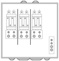 ESPECIFICAÇÕES TÉCNICAS ESPECIFICAÇÕES TÉCNICAS Caixa de Distribuição 2E+2S - Características Técnicas Portinhola PC/P - 100/25A - Características Técnicas Portinhola miniprodução Solução 3