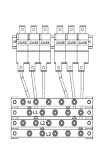 Parte 1: Requisitos gerais (IEC 61439-1) EN 61439-2 - Conjuntos de aparelhagem de baixa tensão Parte 2: Conjuntos de aparelhagem de potência (IEC 61439-2) Especificações do Distribuidor de Energia