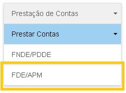 20 3. Abrirá a respectiva tela, na qual, a escola executará toda a PC (Prestação de Contas) referente ao Grupo de Repasse