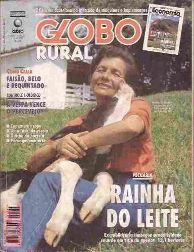 Capa da edição da Revista Globo Rural, agosto de 1999