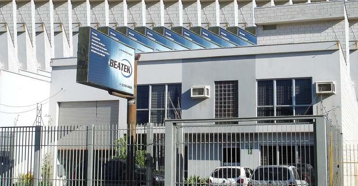 Empresa A BEATEK está localizada em Porto Alegre e instalada em uma planta fabril de 780m².