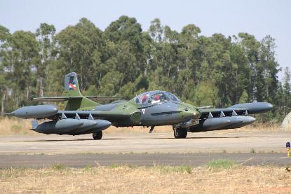 Uruguai: A aviação de combate da Força Aérea Uruguaia está composta por um esquadrão de Cessna A-37B e outro de turbohélices FMA IA-58 Pucará, de fabricação Argentina.