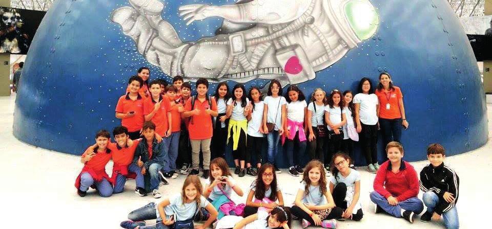Neste mês de abril, os alunos do 4º ano do Ensino Fundamental I viajaram até João Pessoa - PB para conhecer o Planetário da