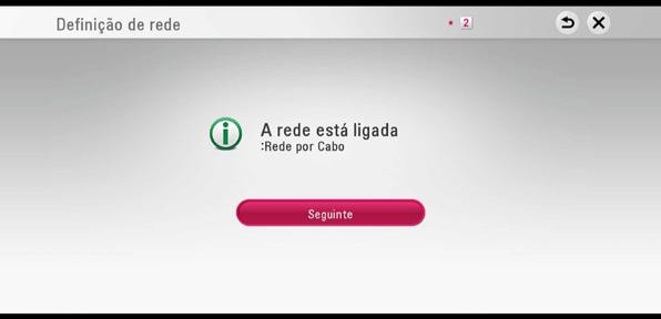 Pressionar 1 (POWER). O assistente de configuração inicial irá aparecer na tela. 2.