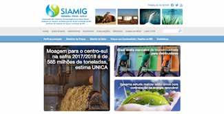 >31 SITE/BOLETIM ELETRÔNICO SIAMIG A SIAMIG lançou no dia 2/12/2016 um novo layout de site, com formato responsivo (adaptado ao celular), configuração mais moderna e atrativa, com fotos maiores e