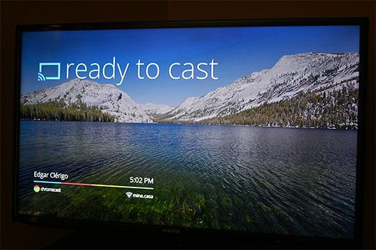 Pronto, agora disfrute E como utilizamos o Google Chromecast?