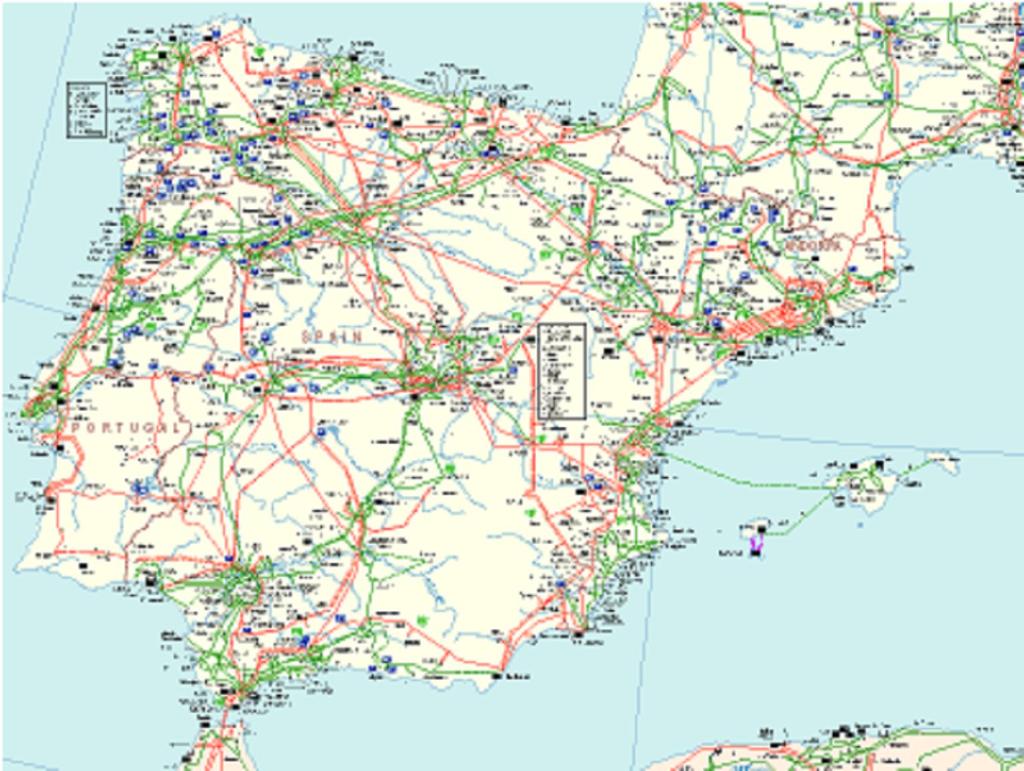 Rede Nacional de Transporte Portuguesa e Interligações Ibéricas