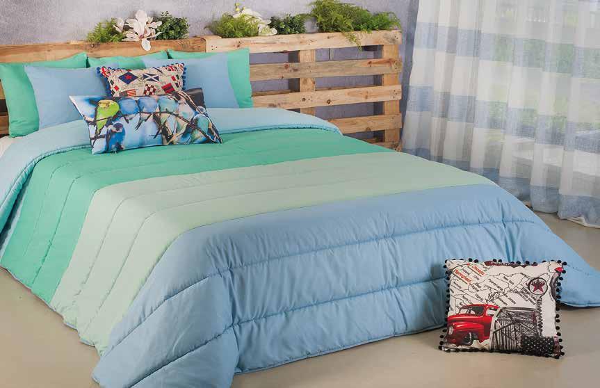 Boro Comforter * almofadas e cortinados também disponíveis no
