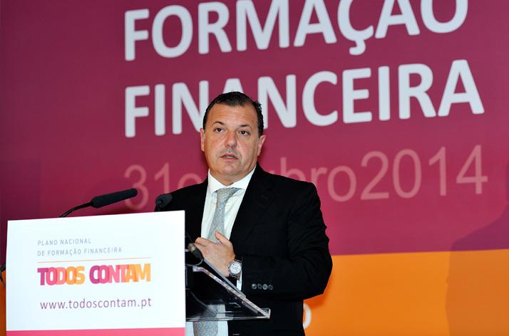 Carlos Tavares, destacou a necessidade da formação financeira como forma dos empreendedores compreenderem melhor a oferta de produtos financeiros.