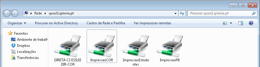 1. Instalação de Impressoras A instalação dos equipamentos multifunções, tendencialmente será feita de forma automática.