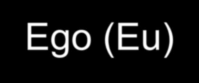 Ego (Eu) Lembremos que o Eu inicia seu desenvolvimento a partir de uma percepção ainda muito imediata das pulsões e evolui no sentido de adquirir uma capacidade de controlar essas pulsões.