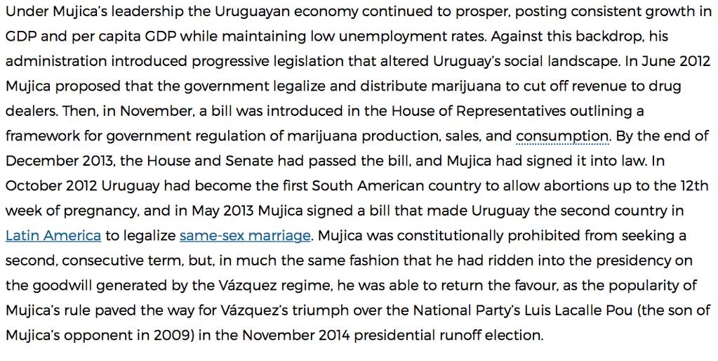 Uruguai: dados geopolíticos de base