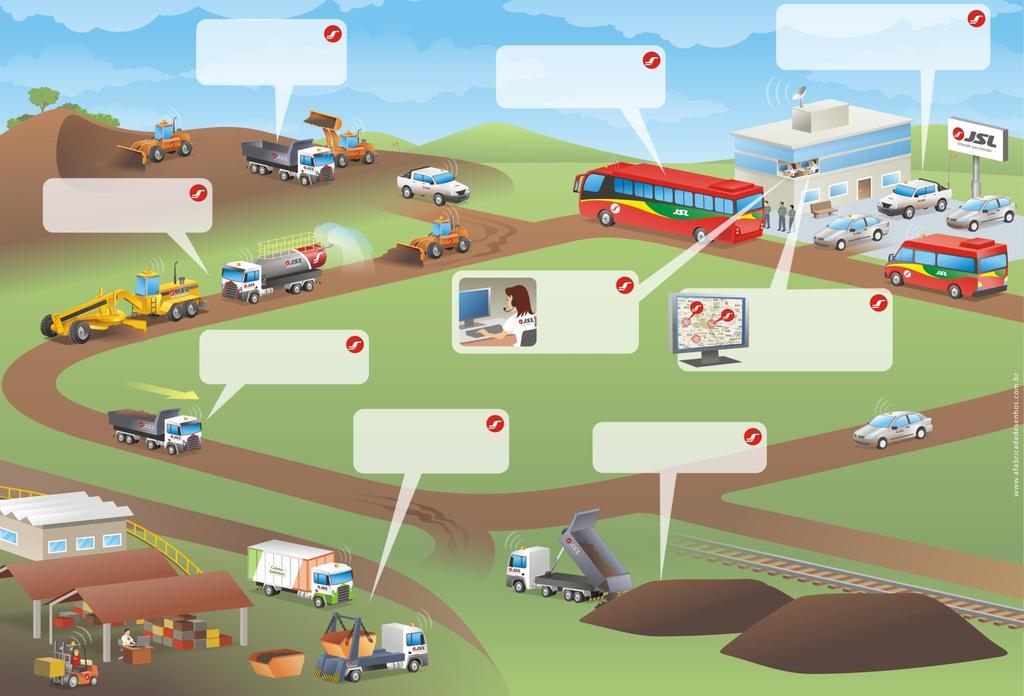 Serviços Dedicados, Gestão e Terceirização e Transporte de Passageiros 6 Mineração Carregamento de minério Transporte de passageiros Locação e veículo com motorista a