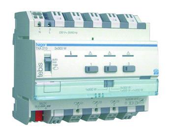 uma instalação KNX Módulos de saídas KNX /