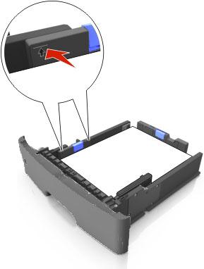 Notas: - Carregue com o lado de impressão voltado para baixo quando estiver utilizando papel reciclado ou pré-impresso.