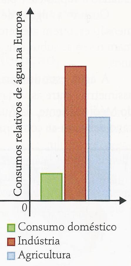 OS CONSUMOS DE ÁGUA No México e na Índia a agricultura é o principal responsável pelo