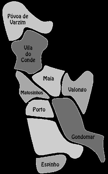 LIPOR em Portugal 8 Municípios da Área Metropolitana do Porto Área